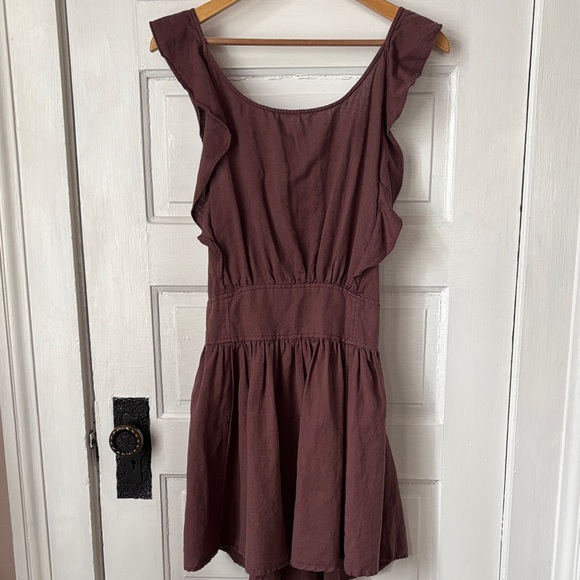 FREE PEOPLE ERIN MINI RUFFLE DRESS - Picture 2 of 11